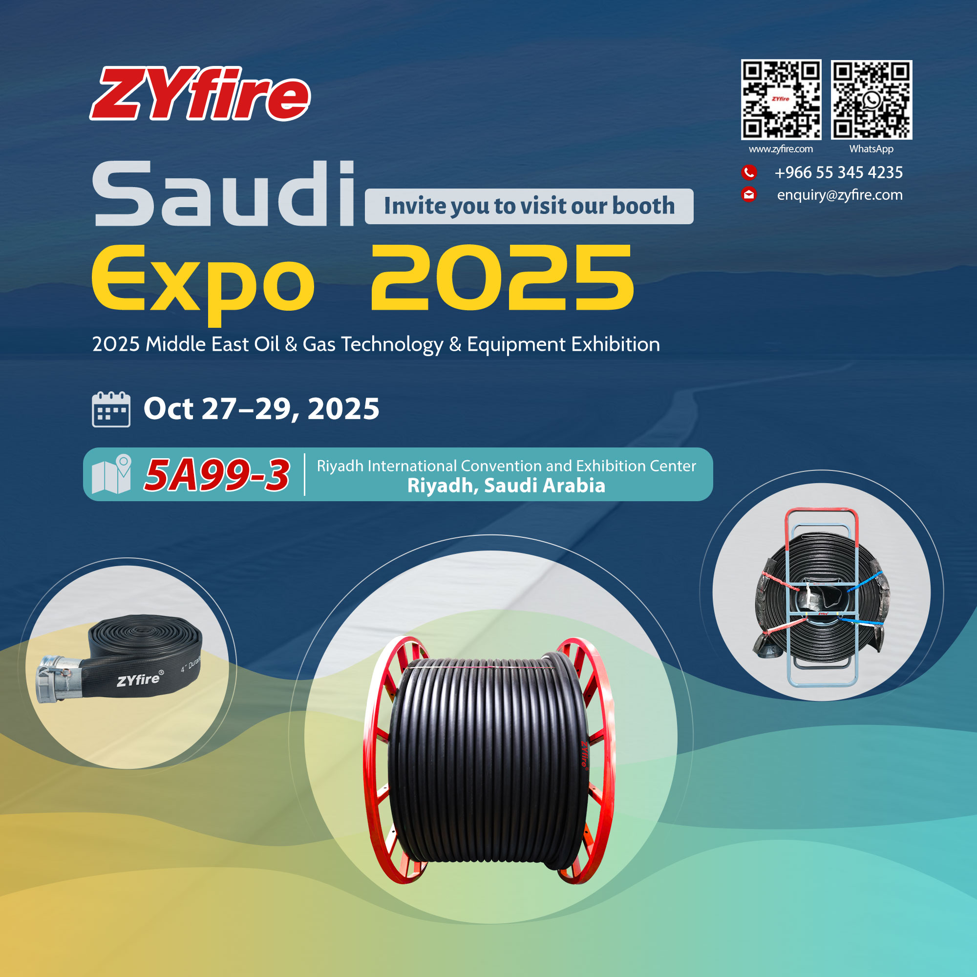 Ignite the Future of Energy Safety: Meet ZYfire at the 2025 Saudi Petrochemical and Gas Technology Exhibition, Stand 5A99-3